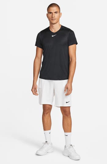 Nike Men's Court Dri-FIT Advantage Tennis Top, White, Size XL