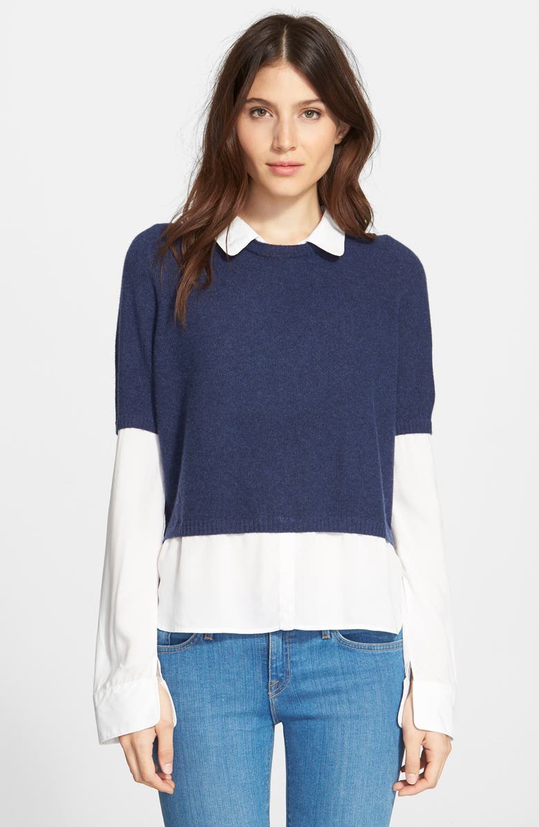 Joie 'Thevenette' Crop Wool & Cashmere Sweater | Nordstrom
