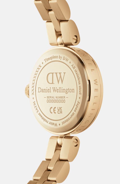 Shop Daniel Wellington Elan Bracelet Strap Watch, 22mm In Gold