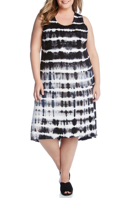 Karen Kane Tie Dye Stripe High/Low Dress at Nordstrom, Size 1X