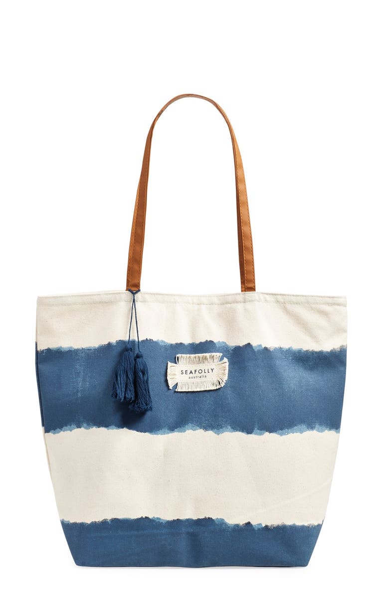 Seafolly 'Indian Summer' Canvas Tote | Nordstrom