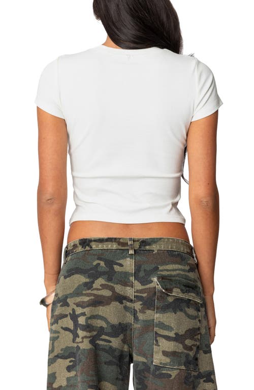 Edikted Billiards T Shirt In White