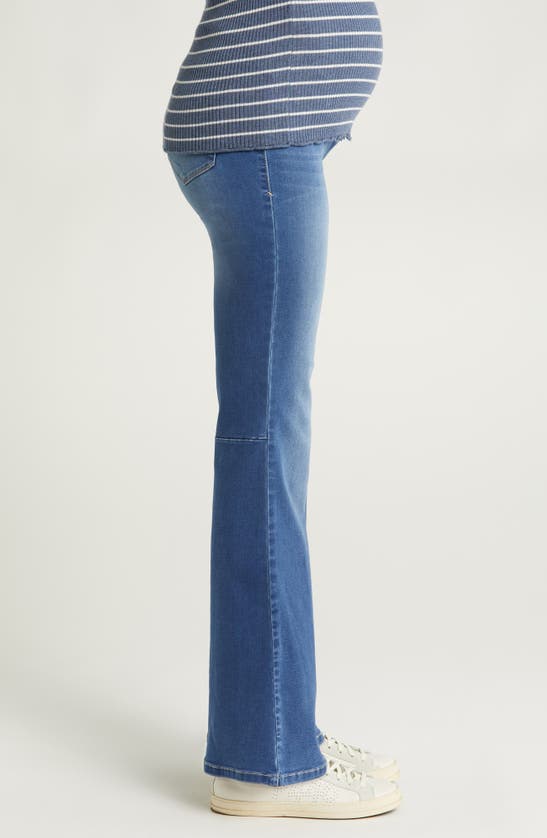 Shop 1822 Denim Better Butter Over The Bump Slim Bootcut Maternity Jeans In Serenity