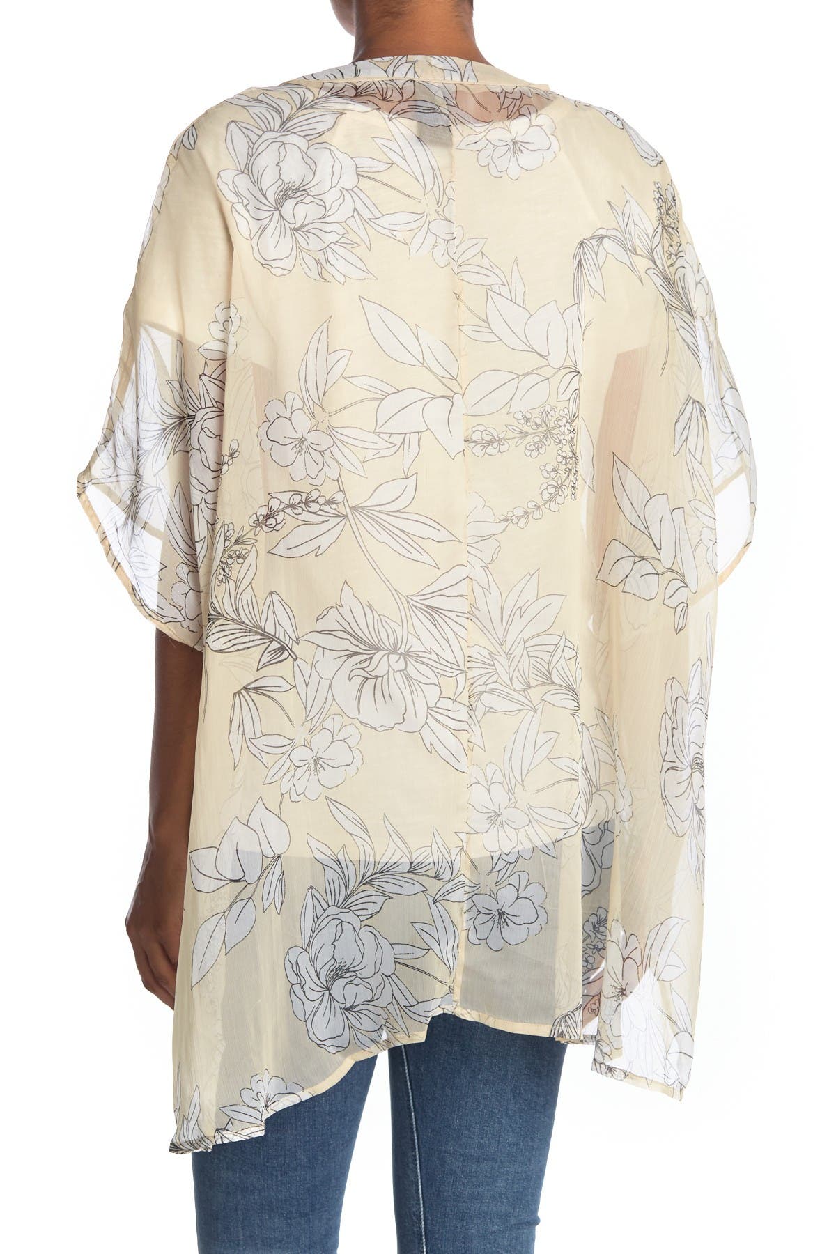 vince camuto sheer kimono