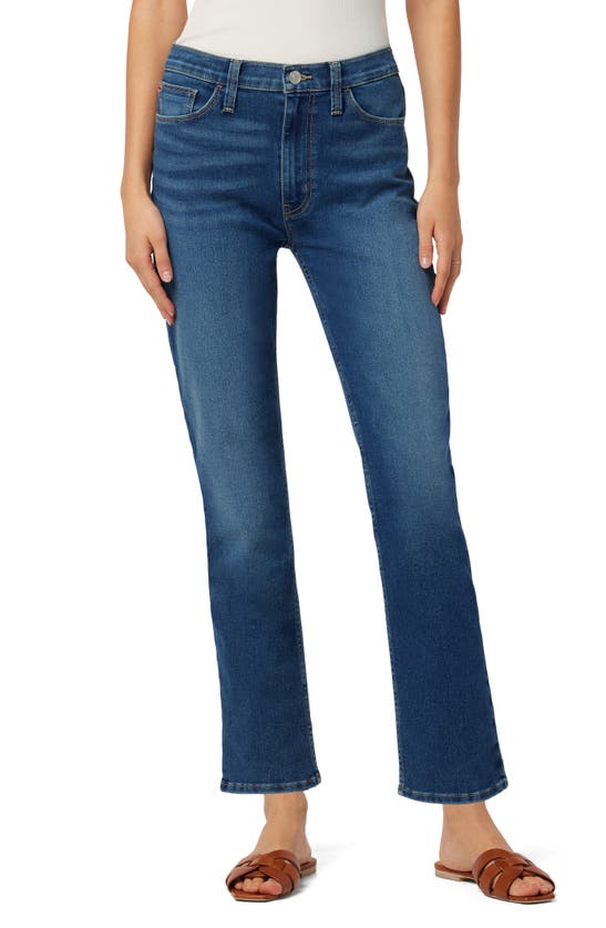 HUDSON BLAIR HIGH RISE CROP STRAIGHT LEG JEANS