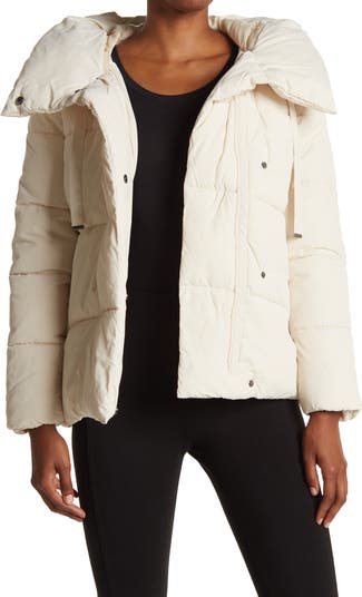 BCBGMAXAZRIA Pillow Collar Hooded Puffer Jacket Nordstrom