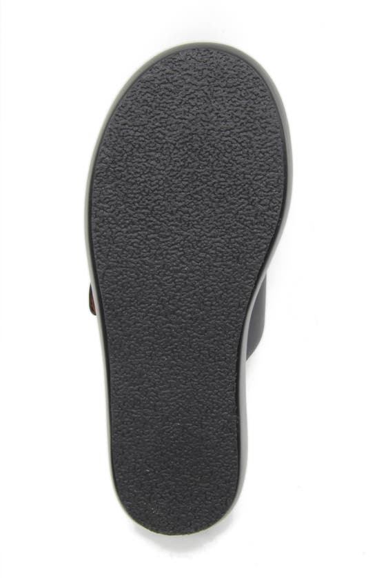 Shop Gentle Souls By Kenneth Cole Gentle Souls Theresa Platform Slide Sandal In Black Leather