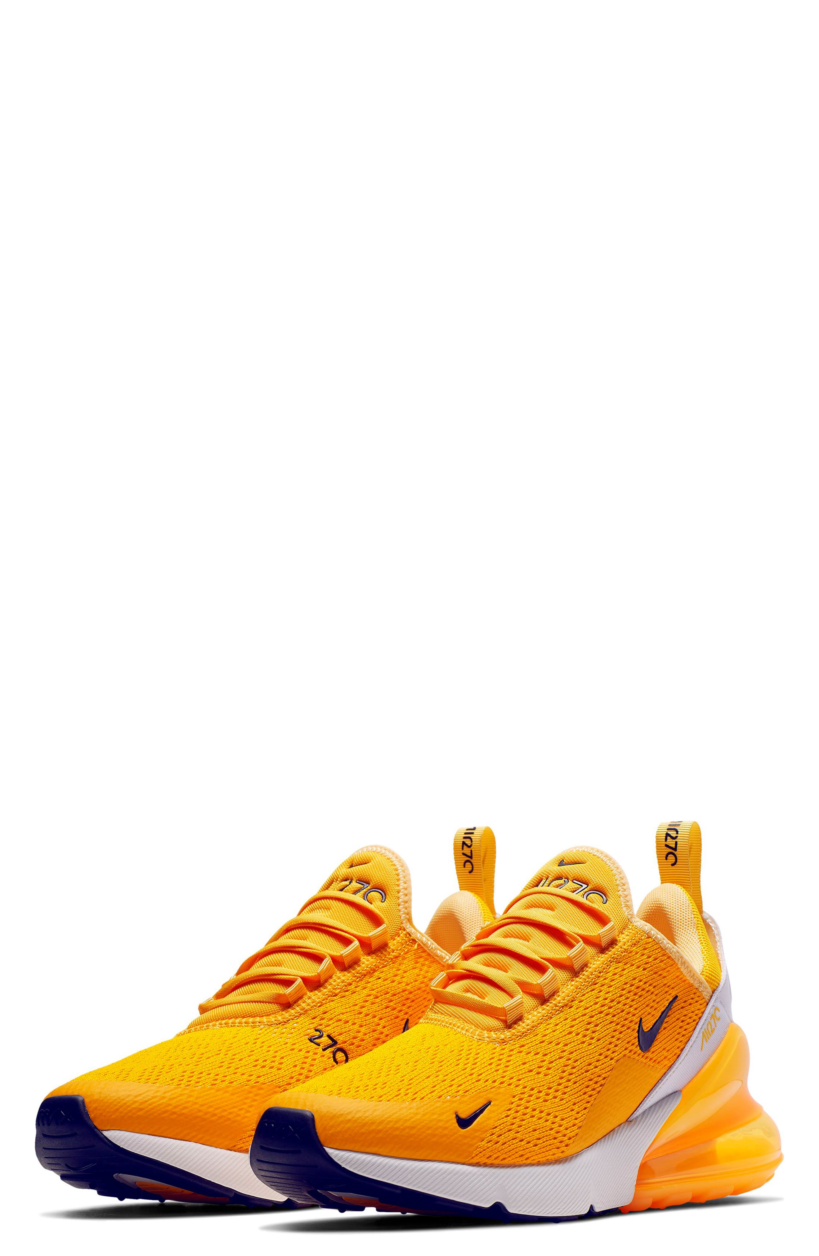 yellow nike 270 women's 