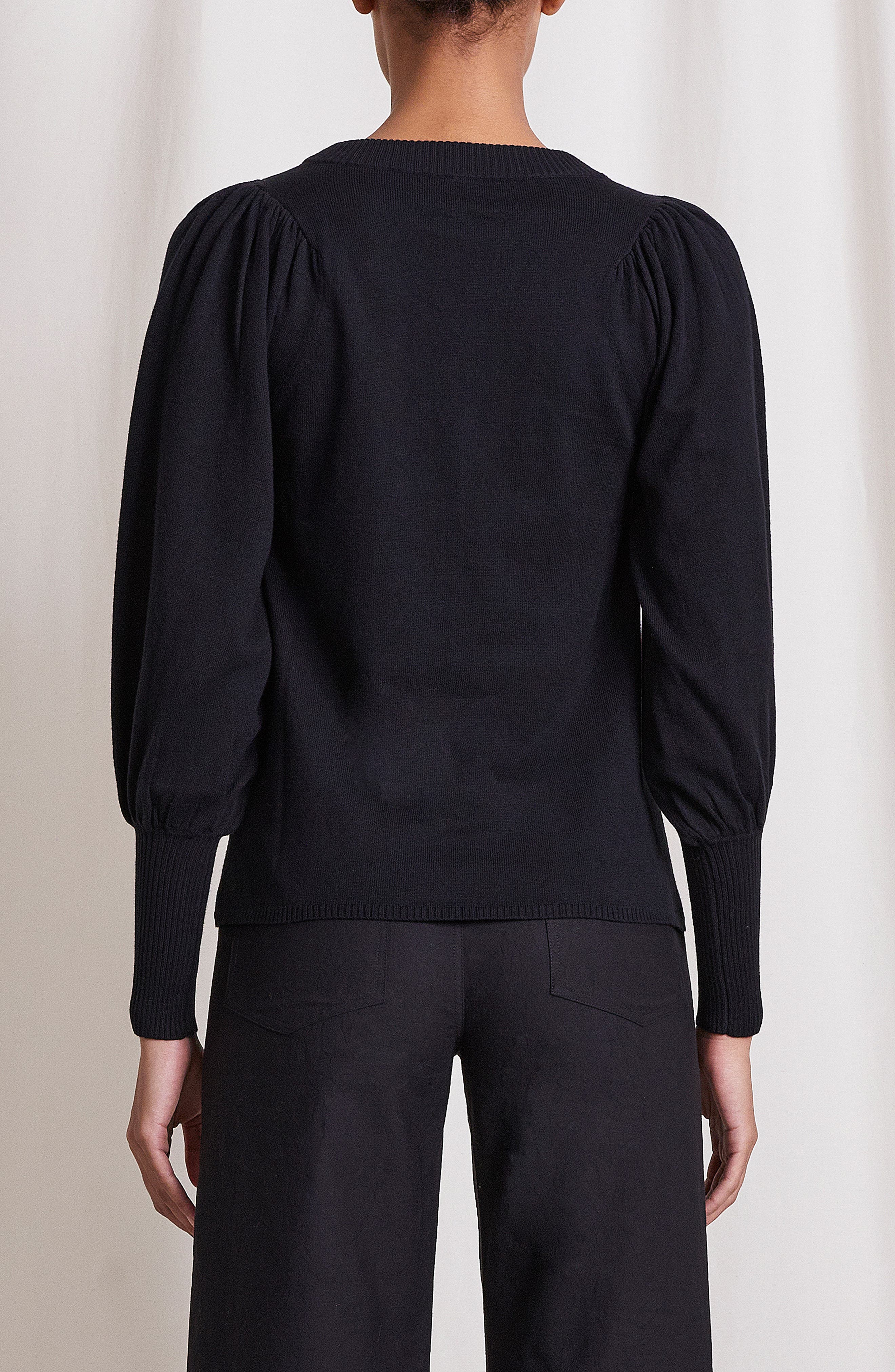 Apiece Apart Dewi Puff Sleeve Sweater 