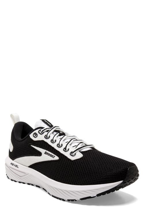 Revel 6 Hybrid Running Shoe in Black/White