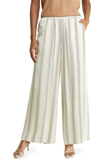 Industry Republic Clothing Airflow Pull-on Wide Leg Pants In Neutral