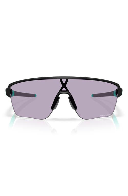 Oakley Corridor 42mm Semirimless Prizm™ Shield Sunglasses In Black Blue
