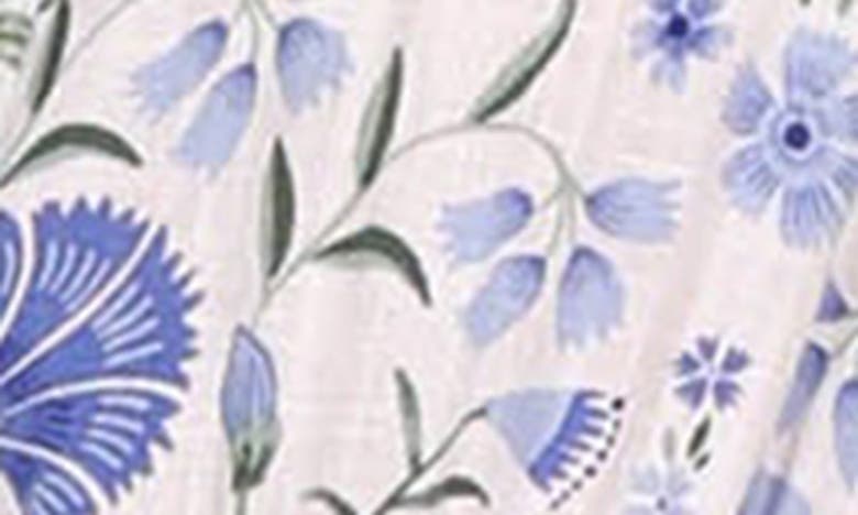 Petal And Pup Petal & Pup Annie Button Front Romper In Blue