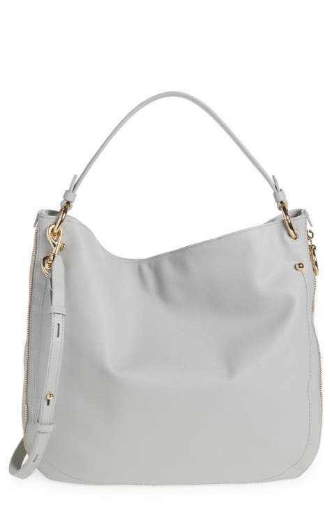 Jody Convertible Leather Hobo Bag