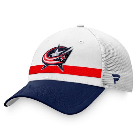 Fanatics Branded Atlanta Braves Navy/Red Stacked Logo Flex Hat