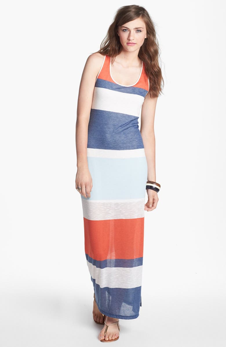 Soprano Stripe Racerback Maxi Dress (Juniors) | Nordstrom