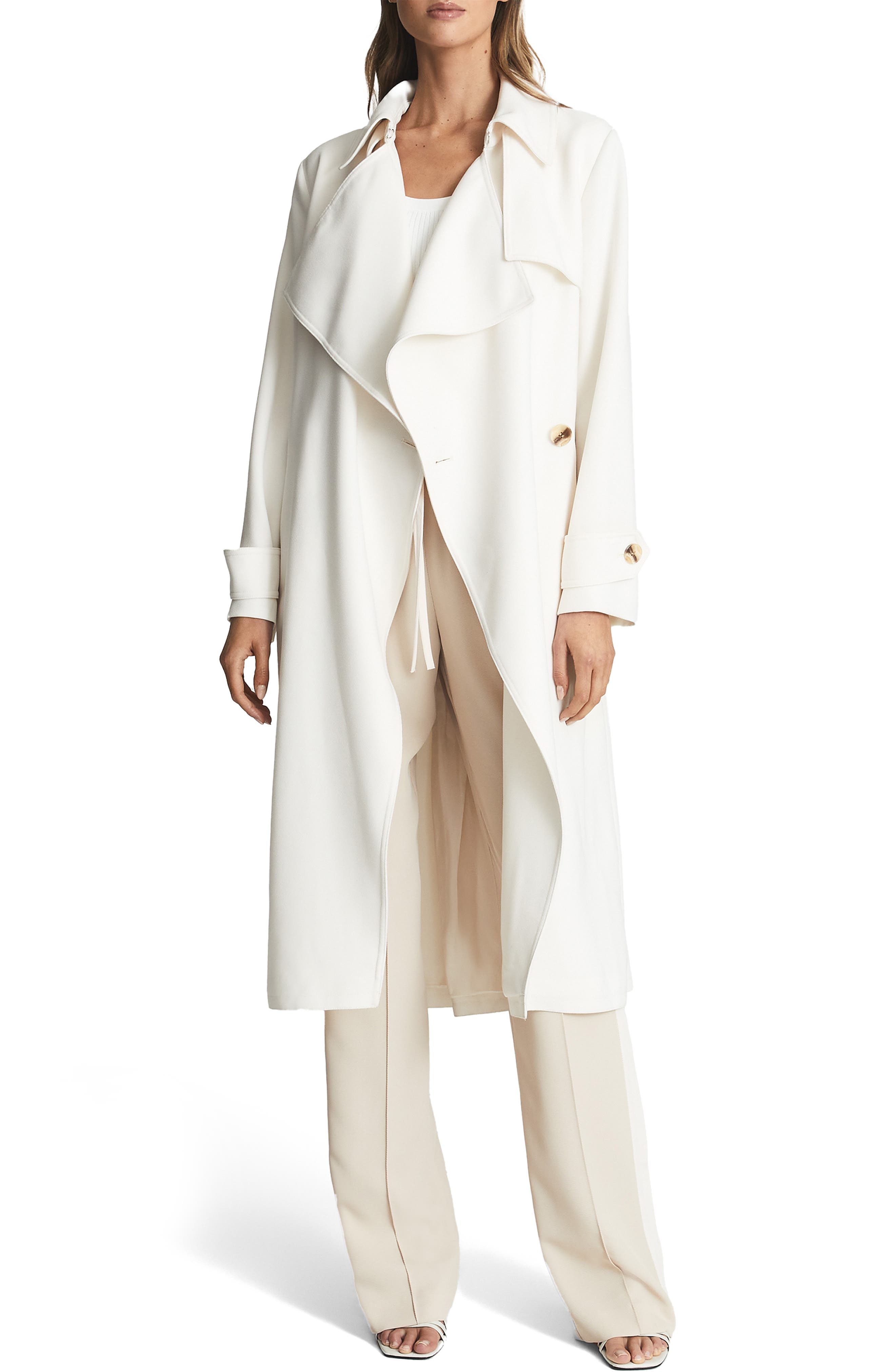 white trench coat womens