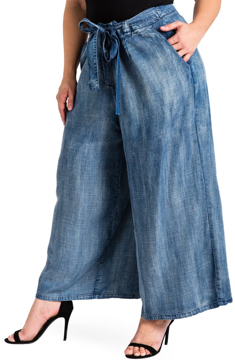 Standards & Practices Sophi Crop Wide Leg Pants (Plus Size) | Nordstrom