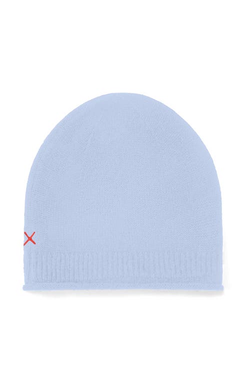 Shop Chinti & Parker Wool-cashmere Beanie In Washed Blue