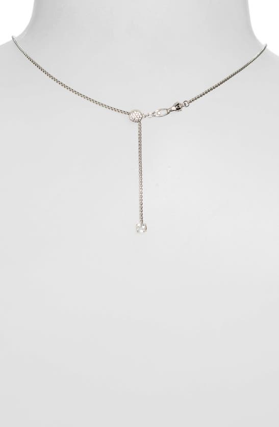 NADRI NADRI CUBIC ZIRCONIA FRONTAL NECKLACE