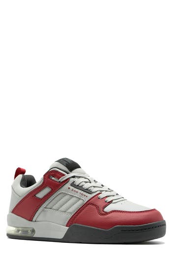 Shop Zoo York Air Bubble Sneaker In Grey/red