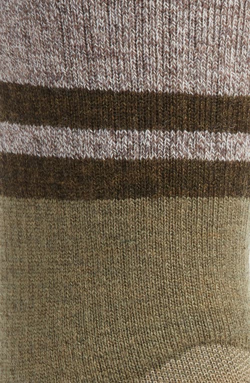 Smartwool Hike Full Cushion Lolo Trail Wool Blend Crew Socks In Winter Moss