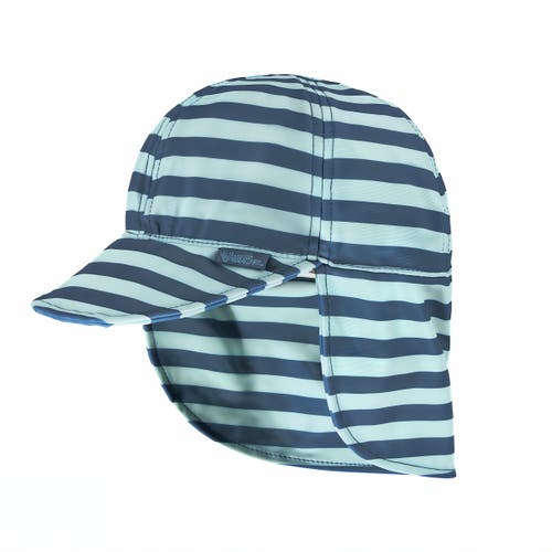 Shop Uv Skinz Swim Flap Hat In Waverider Stripe