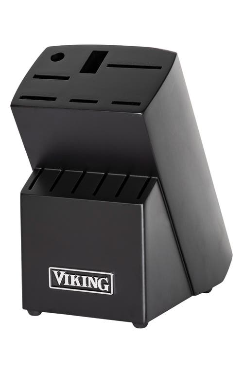 Shop Viking 14-piece German Steel Knife Block Set In German Steel/black