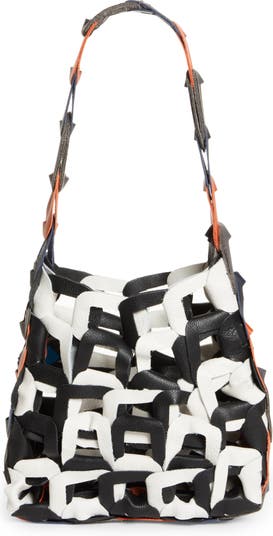 Prada chain-link Trim Shoulder Bag - Farfetch