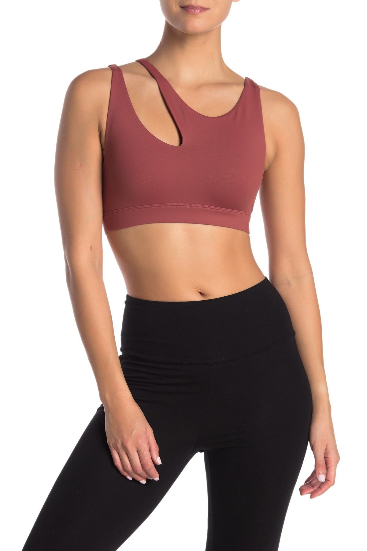 asymmetrical sports bra