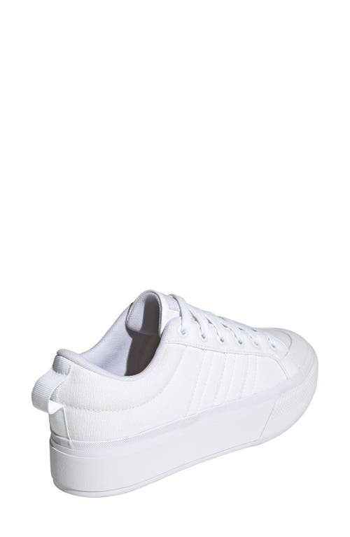 Shop Adidas Originals Adidas Bravado 2.0 Platform Skate Sneaker In White/white/chalk White