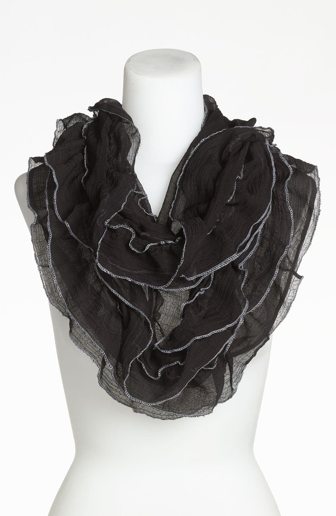 Betsey Johnson Chiffon Ruffle Infinity Scarf | Nordstrom