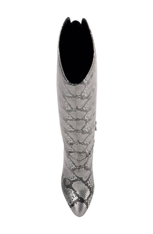 Shop Jessica Simpson Mistia Knee High Boot In Chrome