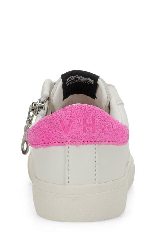 Vintage Havana Kids' Vita Sneaker In White/grey/pink