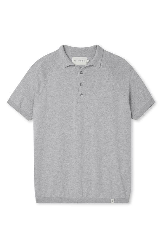 Peregrine Jones Cotton Polo In Light Grey | ModeSens