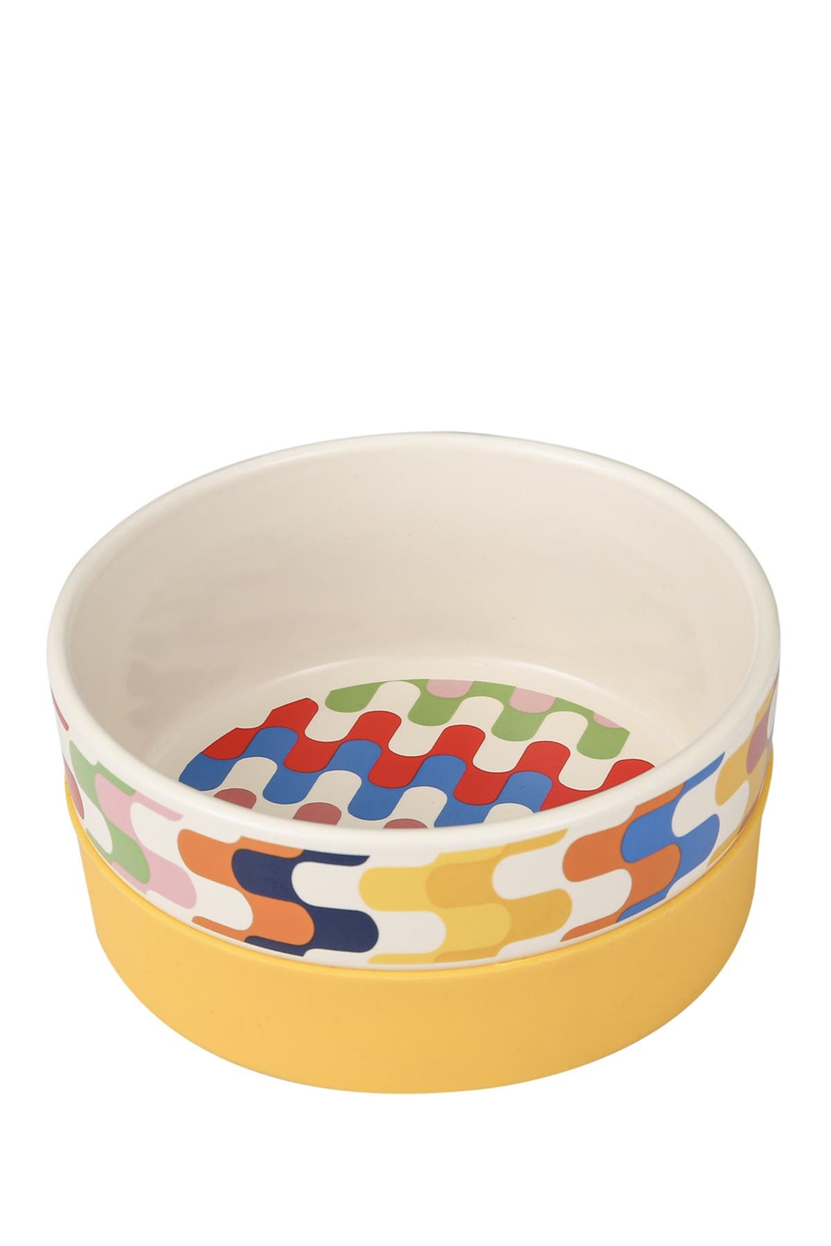 Fetch 4 Pets Jonathan Adler: Now House "bargello" Duo Dog Bowl In Multi