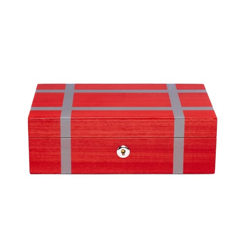 Rapport London Carnaby Watch And Accessory Box In Red
