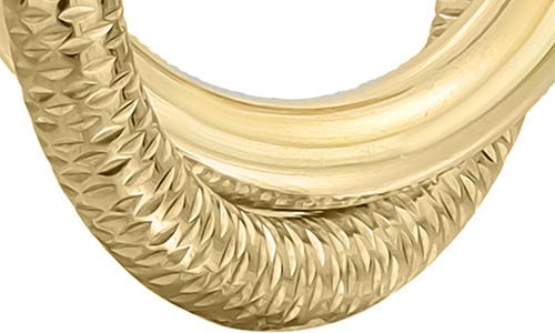 Bony Levy 14k Gold Textured Square Hoop Earrings In 14k Yellow Gold