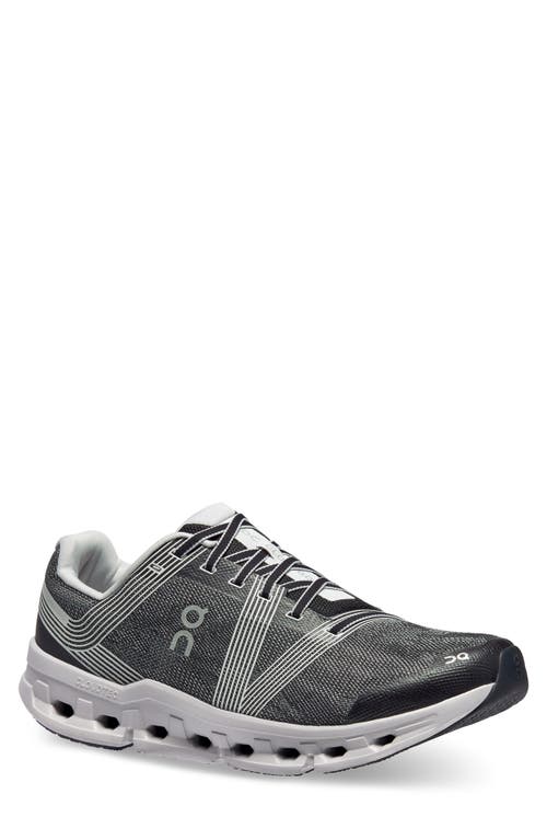 On Cloudgo Running Shoe In Black/glacier