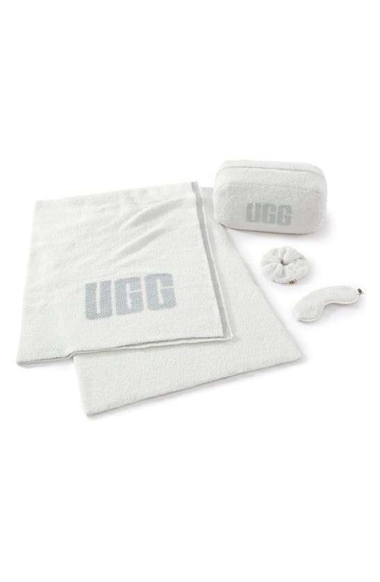 Shop Ugg (r) Bode 4-piece Terry Travel Set In Snow