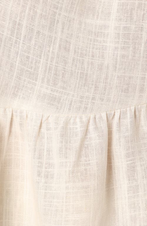 Petal And Pup Petal & Pup Wanda One-shoulder Woven Top In White