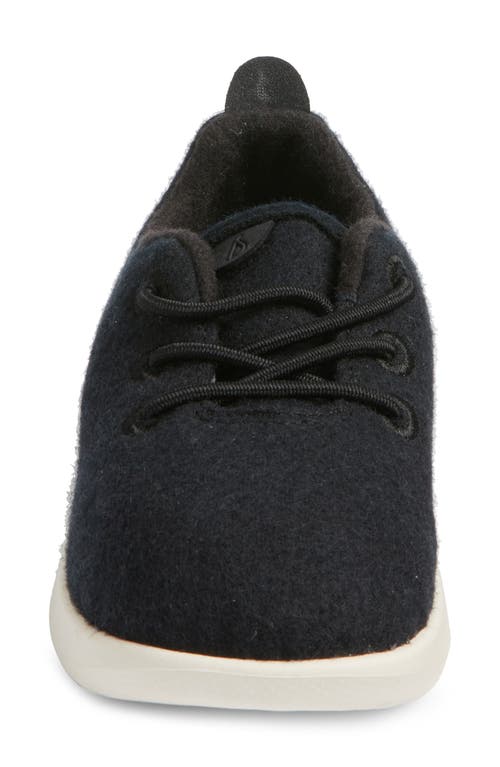 Allbirds Wool Runner Fluff Sneaker In Natural Black