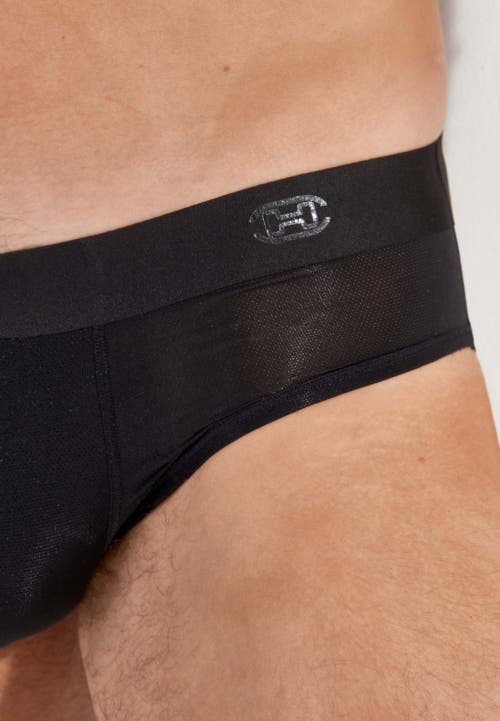 Hom H-fresh Comfort Mini Brief In Black