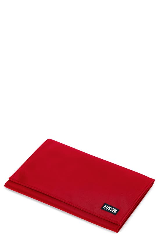 Shop Kusshi Brush Organizer Clutch In Candy Apple Red