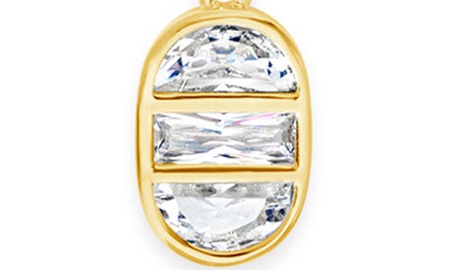 Sterling Forever Soraya Cubic Zirconia Pendant Necklace In Gold