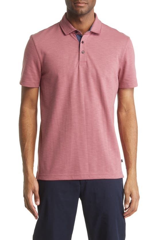 Ted Baker Monlaco Regular Fit Polo In Pink