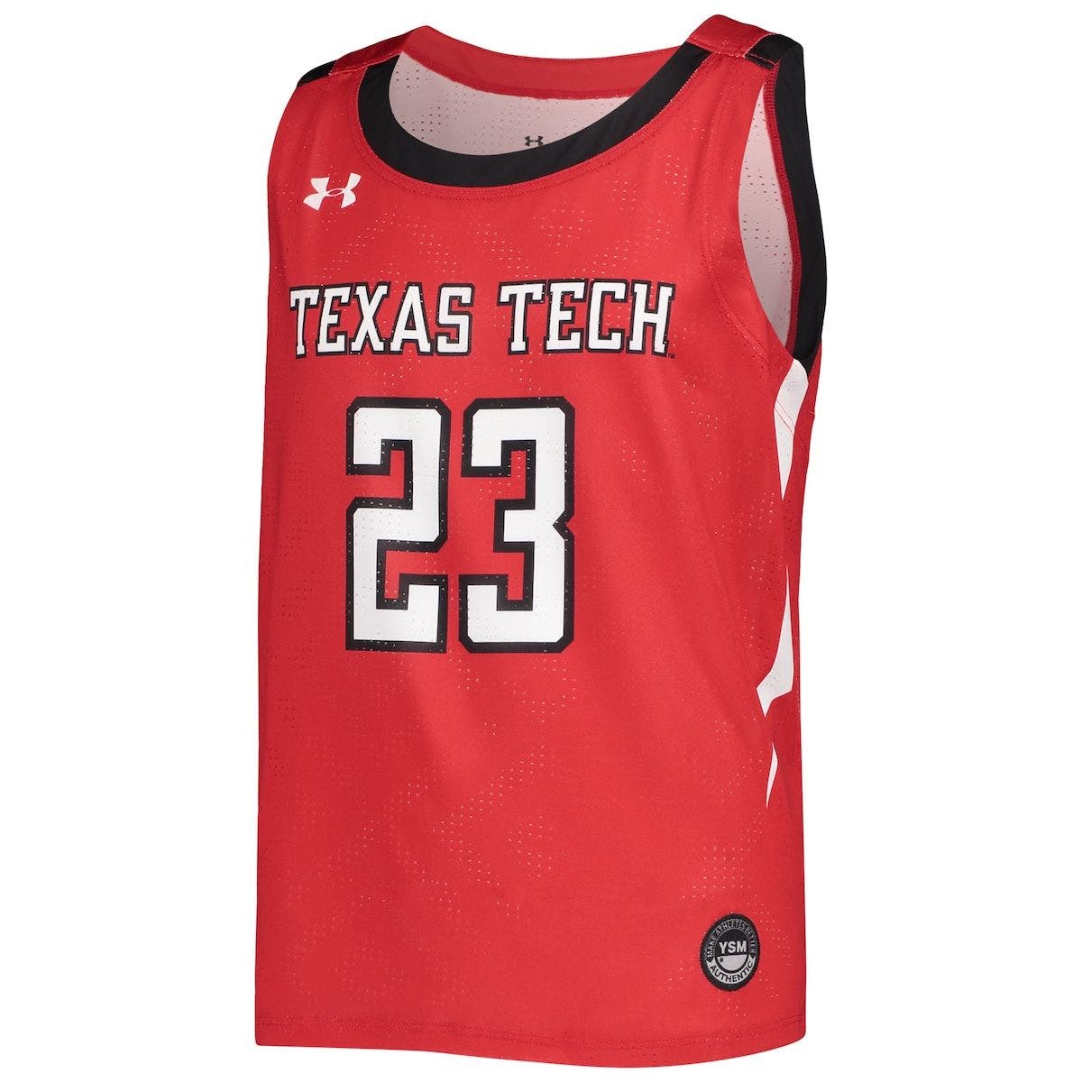 Under Armour Men's Texas Tech Red Raiders #23 Black Replica Football Jersey