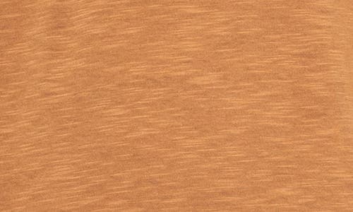 Vellapais Men's Solid Cotton Tee In Medium Brown
