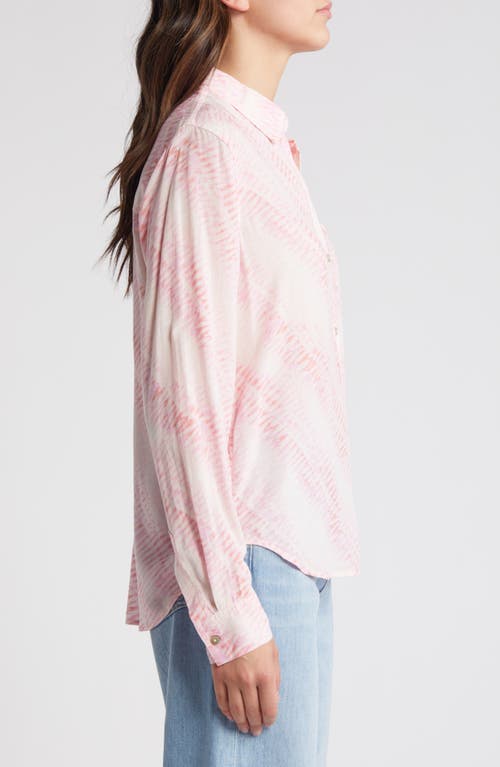 Shop Rails Josephine Button-up Shirt In Rose Reef