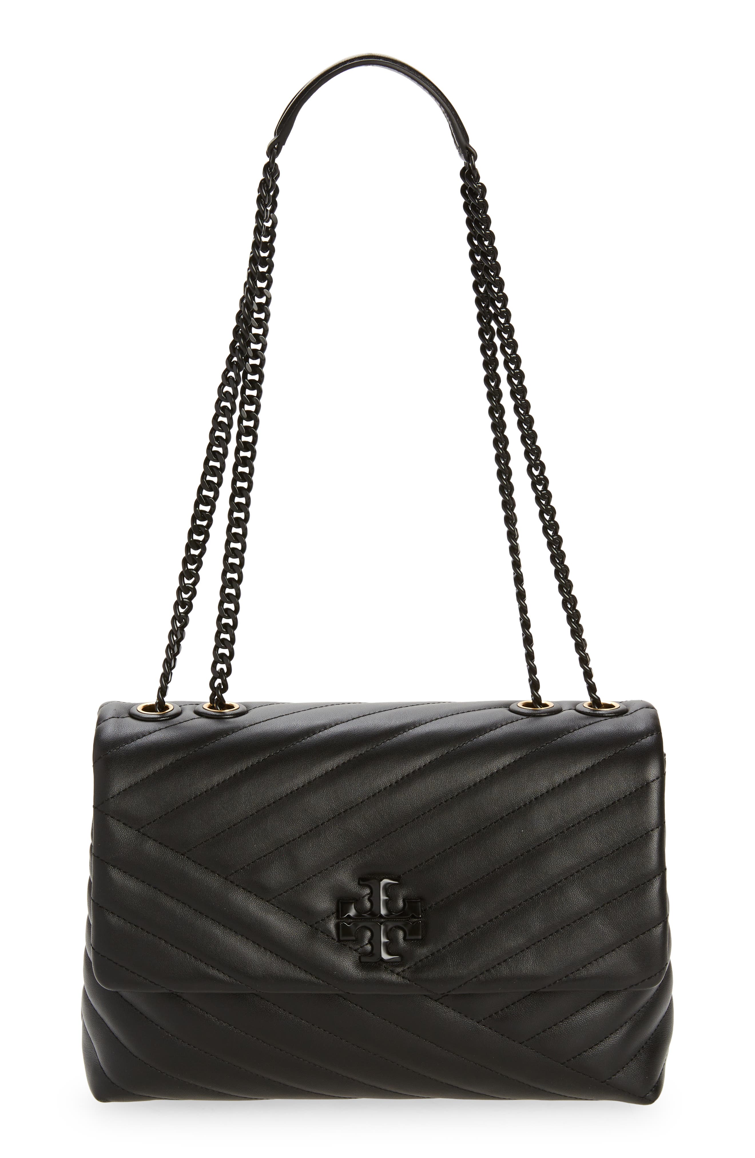 tory burch black shoulder bag